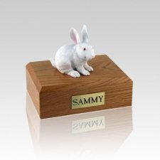 Fluffy Medium Rabbit Cremation Urn